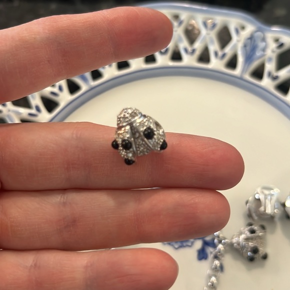 Christian Dior Vintage Ladybug Set (Charm Bracelet, Clip-On Earrings, & Pin) 🐞 - Picture 6 of 7